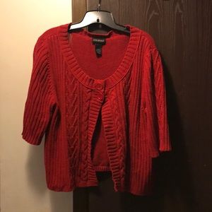 Lane Bryant red sweater size 14/16